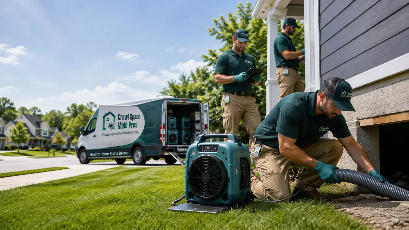 Crawl Space Mold Removal in Redfield, SD